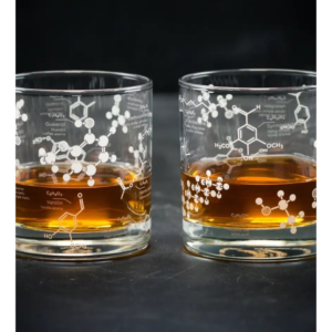 Chemistry of Whiskey Rocks Glass 11oz