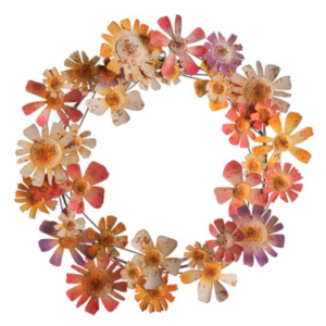 Pastel Spring Solstice Wreath D24″