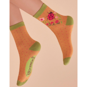 Socks – Ladybird in Mustard