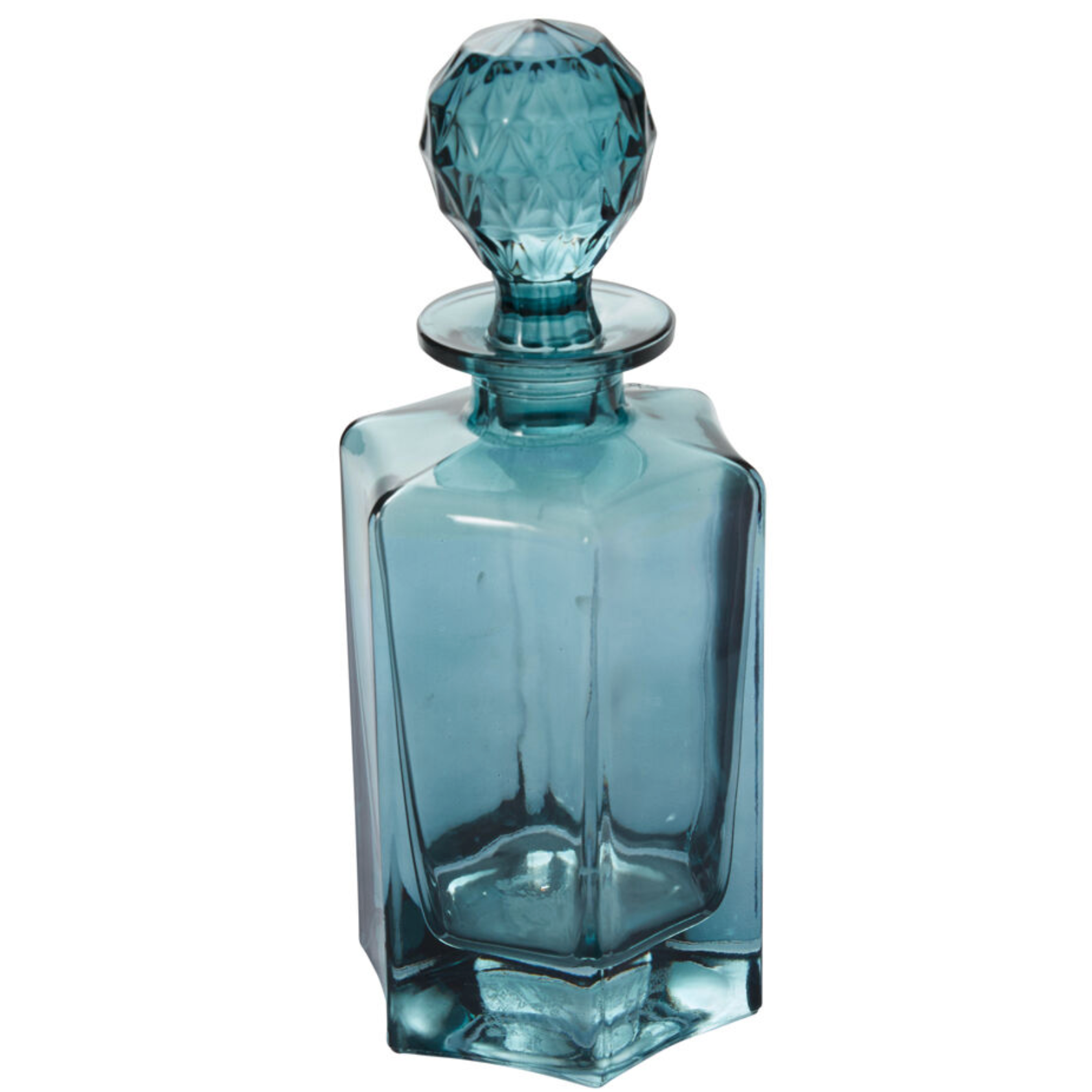 Medium Blue Baudelaire Decanter H10.25″